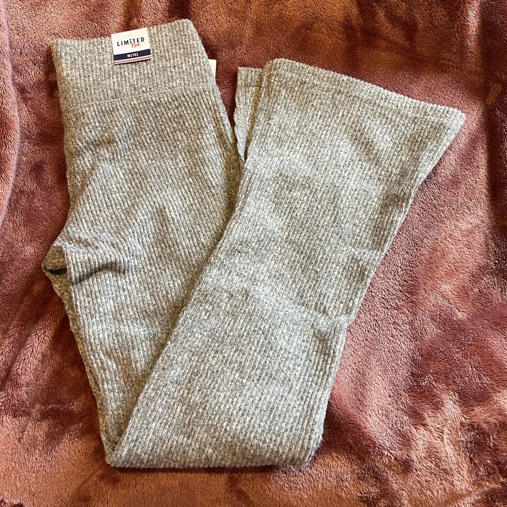 Limited Too Heather Gray Ribbed Pants